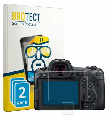 Produktbild von 2x Für Canon EOS R5 Schutzfolie BROTECT Displayschutz Display Schutz Folie Klar Transparent