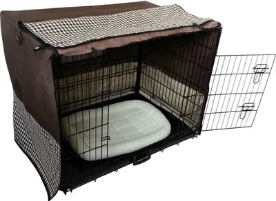 Produktbild von MyPets® Komplettset SAFE Schaffell Größe XXL Hundegitterbox Hundetransportbox Hundekäfig Hund Box