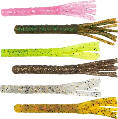 Produktbild von Fox Rage Creature Funky Worm - Gummiköder, Farbe:Green Pumpkin UV, Länge / Packungsinhalt:9cm / 6 Stück