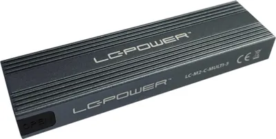 Immagine prodotto di LC-Power SSD-Gehäuse LC-M2-C-Multi-3 -M.2 (NVMe & SATA)