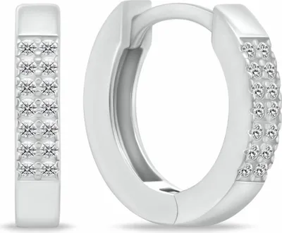 Immagine prodotto di Orecchini tondi senza tempo in argento EA342W
