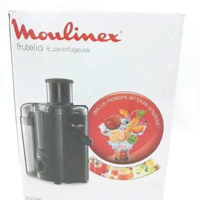 Produktbild von Moulinex JU3708, Zentrifugal-Entsafter, Schwarz, Edelstahl, Schritt, 0,95 l, Edelstahl, Kunststoff, Edelstahl