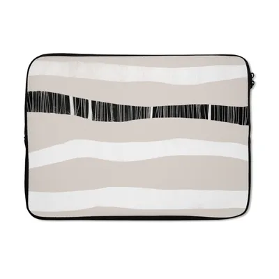 Produktbild von MuchoWow® Laptop Hülle 13 Zoll Linie - Pastell - Minimalismus - Muster Laptoptasche - Laptophülle - Sleeve - Rundumschutz