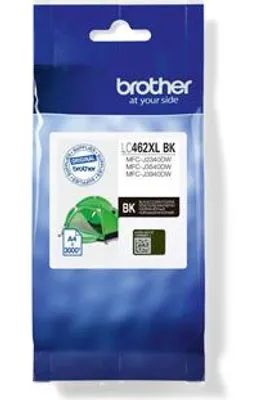 Zdjęcie produktu dla Brother LC462XLBK, Wysoka (XL) wydajność, Czarny, 1 szt., 3000 stron(y), Jednopak