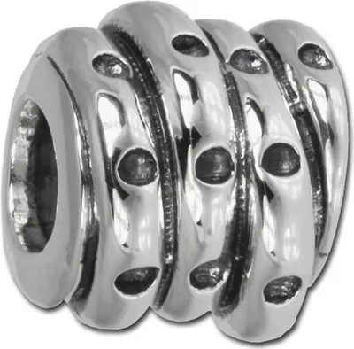 Produktbild von IMPPAC Charm Bead Anhänger Seil 925er Echt Silber Armband Element D2SBB205