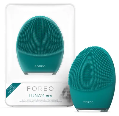 Produktbild von FOREO LUNA 4 MEN Gesichtsreinigungsbürste für Haut & Bart – Sanfte Reinigung & Massage