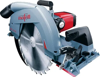 A Mafell circular saw is shown against a white background.