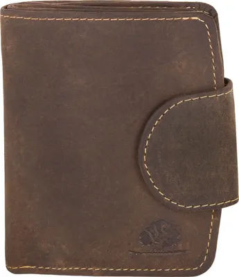 Produktbild von Greenburry Damenbörse Leder Geldbeutel Vintage sattelbraun Geldbörse