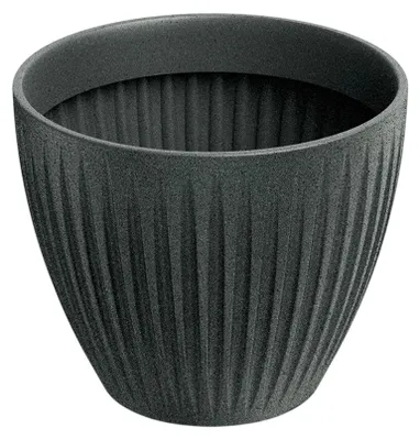 Obrázok produktu pre Kvetináč Latia, okrúhly, priemer 30 cm, výška 25 cm, farba: grafitová