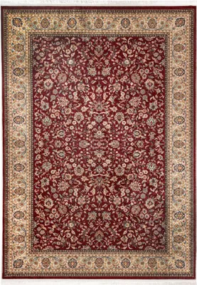 Obrázok produktu pre Červený Koberec Mazovia - Orientálny, Tradičný Koberec do Obývacej Izby, Spálne, Kancelárie - Možno Prať v Práčke - 80 x 200 cm