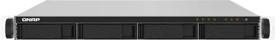 Produktbild von QNAP TS-432PXU NAS Rack (1U) Annapurna Labs Alpine AL-324 2 GB DDR4 0 TB QNAP Turbo System Schwarz