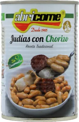 Produktbild von Abricome Judias con Chorizo Fasola z kiełbasą paprykową 420g
