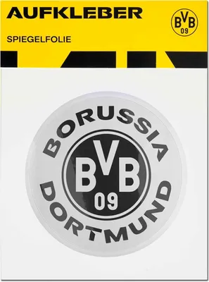 Produktbild von Borussia Dortmund BVB Sticker Spiegelfolie