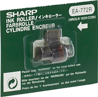 Image de SHARP SH-EA772R (groupe 745) rouleau d'encre noir/rouge