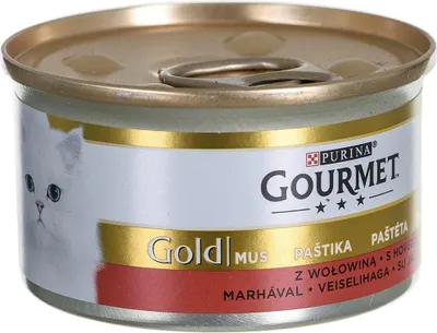 Produktbild von GOURMET Gold Rindfleisch - Nassfutter für Katzen - 85g