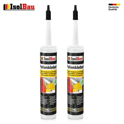 2x Folienkleber Dichtkleber Dampfbremse Dampfsperre Dampfbremsen PE Folie