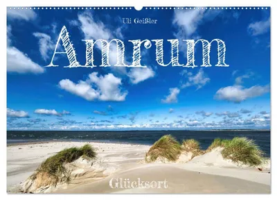 Produktbild von Amrum Glücksort (Wandkalender 2027 DIN A2 quer), CALVENDO Monatskalender