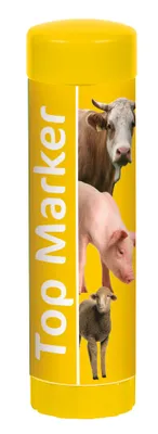 Produktbild von Kerbl TopMarker Markierungsstift Viehzeichenstift gelb 20623