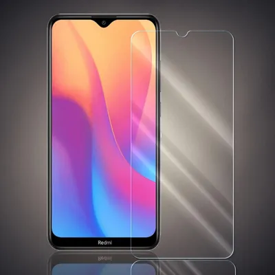 A smartphone screen protector is shown next to a smartphone.