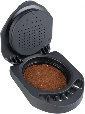 Produktbild von Kaffeekapsel-Adapter, wiederverwendbare Kaffeepad-Adapter, Zubehör für Kaffeemaschinen (einzelner Pulverhalter)