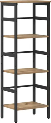 Immagine prodotto di vidaXL Libreria Artisan in rovere 40 x 29,5 x 115 cm materiale a base di legno