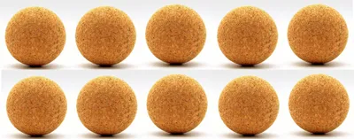 Produktbild von 10 x Kork Kugel 9 cm - Weinkorken Kugelstopfen Holzkorken Korkbälle Korkstopfen