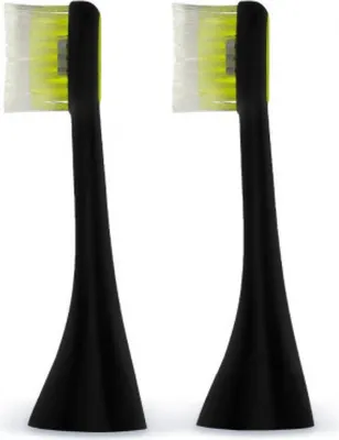 Obrázek produktu pro Náhradní hlavy pro zubní kartáček ToothWave Soft Small Černý 2 ks