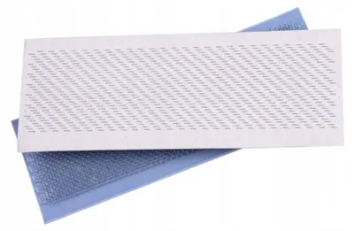 Produktbild von Perückenmatte Modern-Hair für Haarverlängerung, Set 2 Stück, 24x9 cm, mit Metallstäbchen