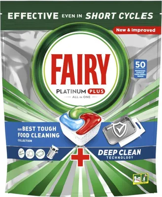 Produktbild von Fairy Platinum Plus Spülmaschinen Tabs 50 St