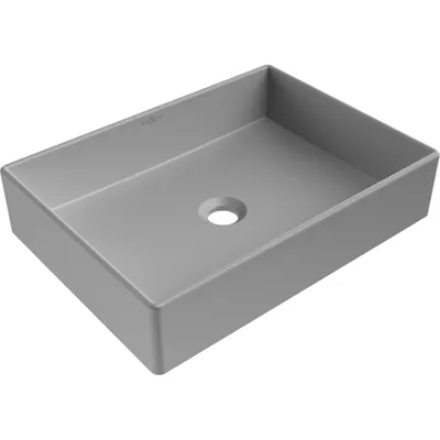 Obrázek produktu pro Mexen Goya umyvadlo na desku 51 x 37 cm, Světle matová šedá - 22185061