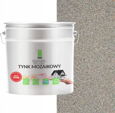 Obrázek produktu pro Pryskyřičná mozaiková omítka, teplá šedá, třída 1, mrazuvzdorná, 7 kg