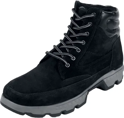 Produktbild von RED by EMP Herren schwarze Wildleder-Boots mit warmen Innenfutter EU46