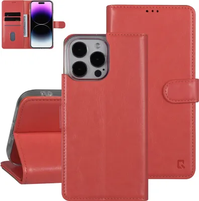 Produktbild von UNIQ Accessory iPhone 14 Pro Max Booktype Case - Card holder for 3 cards - Magnetic closure - Pink