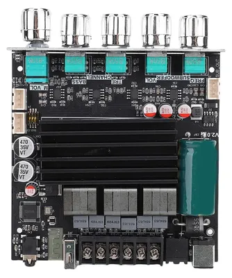 Obrázek produktu pro 2.1 Zesilovač pro kanál 5.1, výkon 100 W + 100 W + 200 W