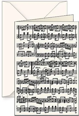 Zdjęcie produktu dla Karnet B6 + koperta Music - Tassotti