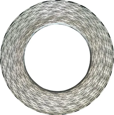 Immagine prodotto di Filo Spinato Concertina con Lame in Acciaio Zincato 500 m