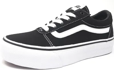 Produktbild von Vans Ward Platform Damen Sneaker low in Schwarz, Größe 3.5