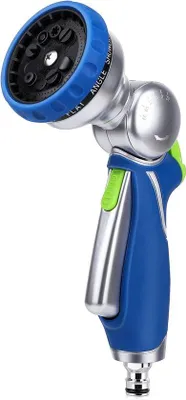 Produktbild von Famanu Gartendusche robuste Metall-Wasserspritze - 180° verstellbare Düse