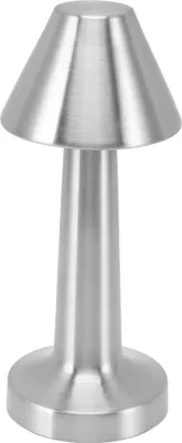 Obrázek produktu pro LED stolní lampa 3W 3 barvy plynulé stmívání USB dobíjecí bezdrátové LED noční světlo stříbrná