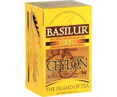 Zdjęcie produktu dla Basilur GOLD herbata czarna CEYLON - 20x2g