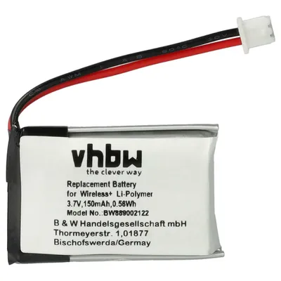 Produktbild von vhbw Akku kompatibel mit Carrera Digital 132, 124, 143 Racing Car (150mAh, 3,7V, Li-Polymer)