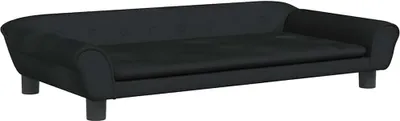 Obrázek produktu pro vidaXL Pelíšek pro psy černý 100x50x21 cm Velvet