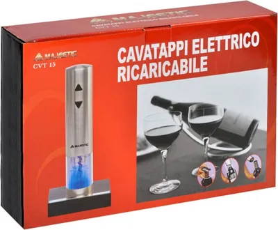 Produktbild von New Majestic CVT 15 Elektrischer Korkenzieher Aluminium