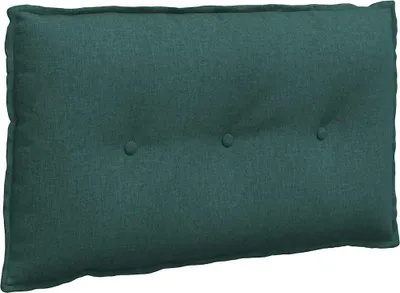 Zdjęcie produktu dla vidaXL Poduszka na plecy ciemnozielona 80 x 19 x 50 cm tkanina
