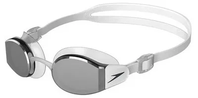 Imagen del producto de Speedo - Gafas de natación "Mariner Pro" con lentes espejadas, modelo IG4832 (talla única) (negro/transparente/naranja)