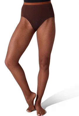 Produktbild von Capezio Professionelle nahtlose Netzstrumpfhose für Erwachsene, Kastanie, Größe