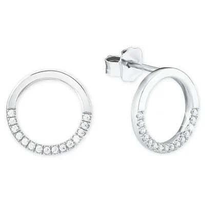 Produktbild von s.Oliver 2018676 Damen Ohrstecker Sterling-Silber 925 Silber Weiß