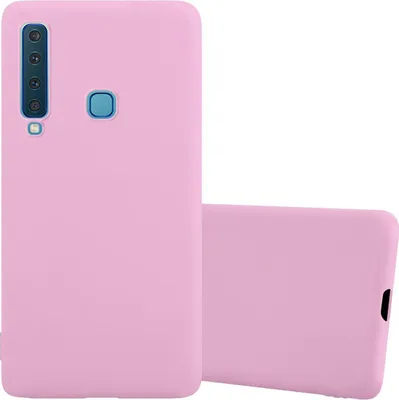 Produktbild von Cadorabo Hülle für Samsung Galaxy A9 2018 Schutzhülle in Rosa Handyhülle TPU Silikon Etui Case Cover