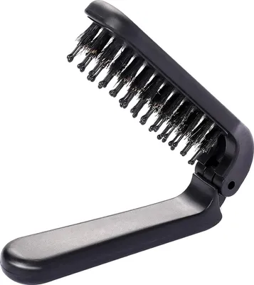 Immagine prodotto di Spazzola pieghevole da viaggio Pettine per capelli in setola Mini spazzola districante