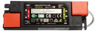 Obrázok produktu pre LED zdroj konštantného prúdu 30 až 48 W 1200 mA 25-40 V DC